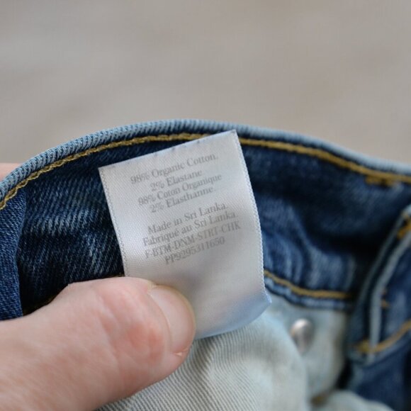 Everlane Original Cheeky Blue Denim Jean Sz 25 - Picture 6 of 7